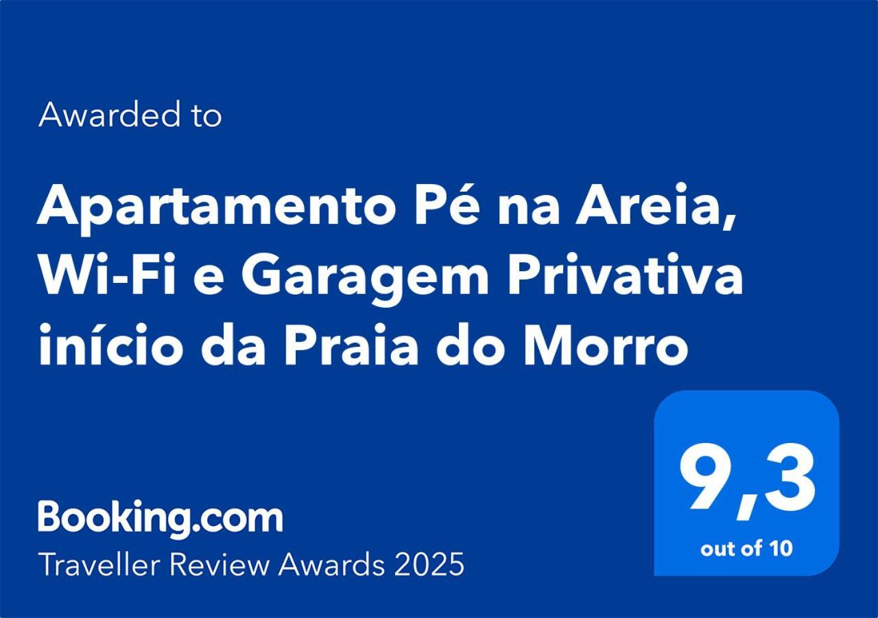 Apartamento Pe Na Areia, Wi-Fi E Garagem Privativa Inicio Da Praia Do Morro Guarapari Exterior foto